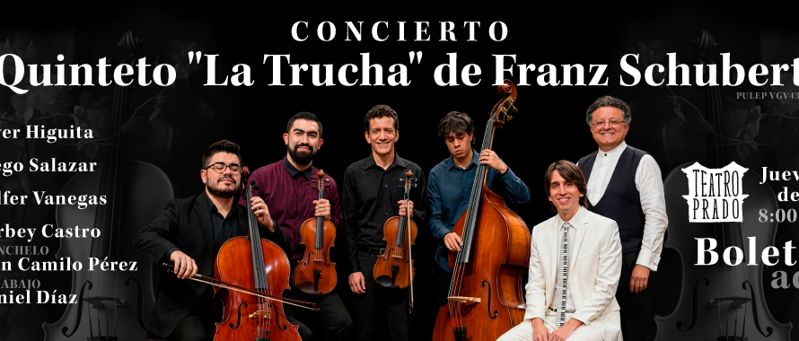 Concierto Quinteto La Trucha de Franz Schubert VGV431